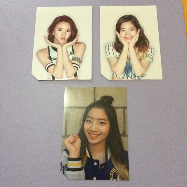TWICE Photocard Dahyun Chaeyoung Page Two