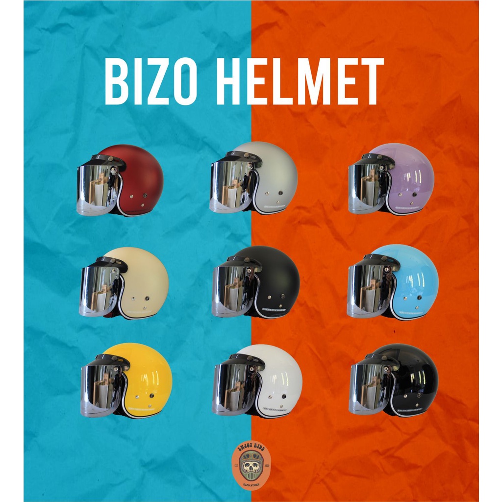 Helm Bogo LIst Chrome Murah Kwalitas