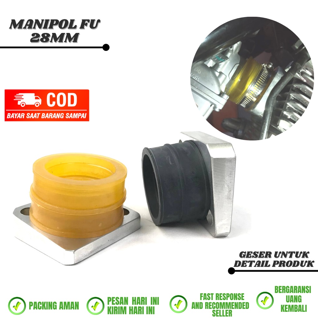 Manipol Teflon FU 28 Manipol FU Manipol Teflon Manipol Karburator Fu Manifold Fu Manipol 28 mm