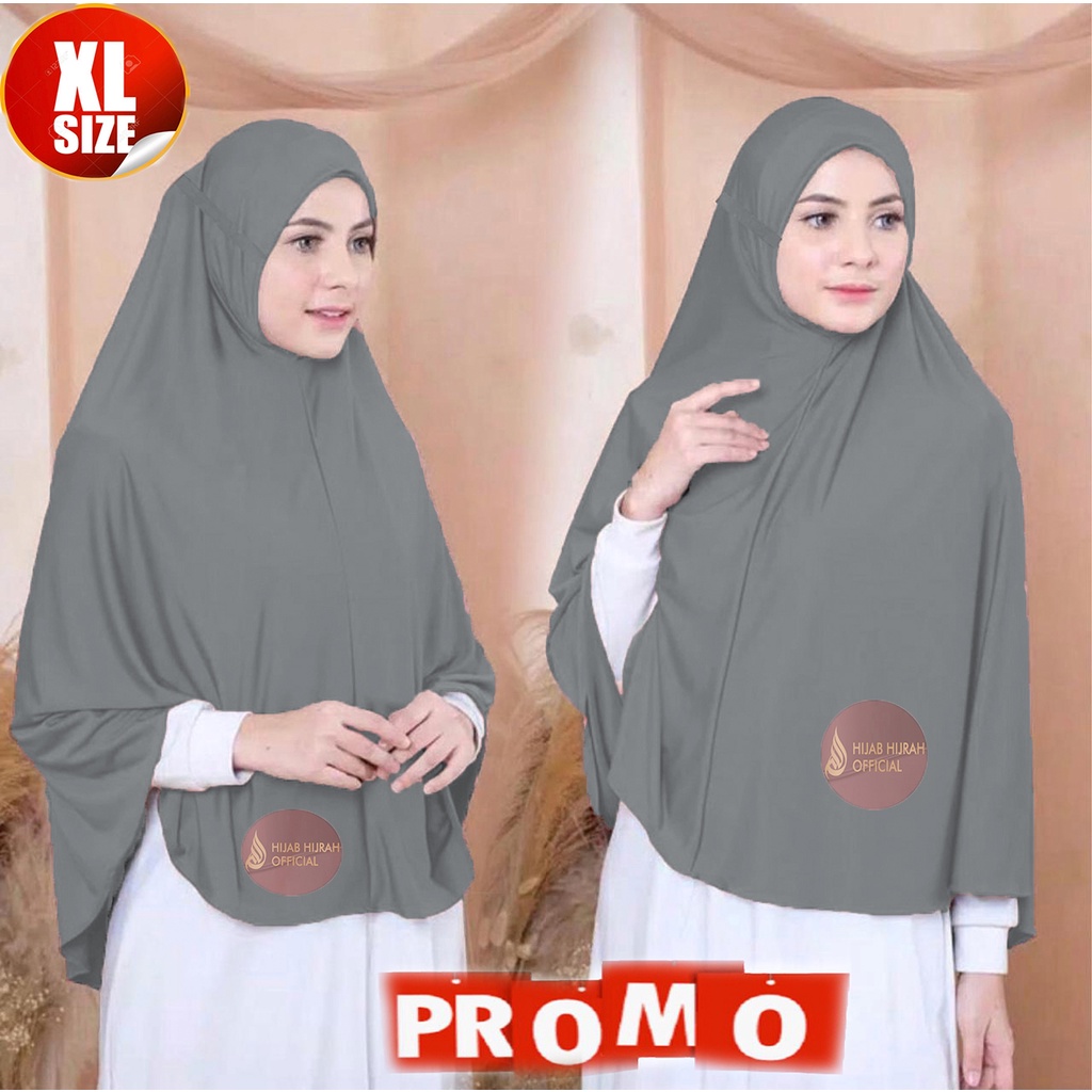 khimar bergo hijab kerudung jilbab jersey JUMBO NON PET/ TANPA PET