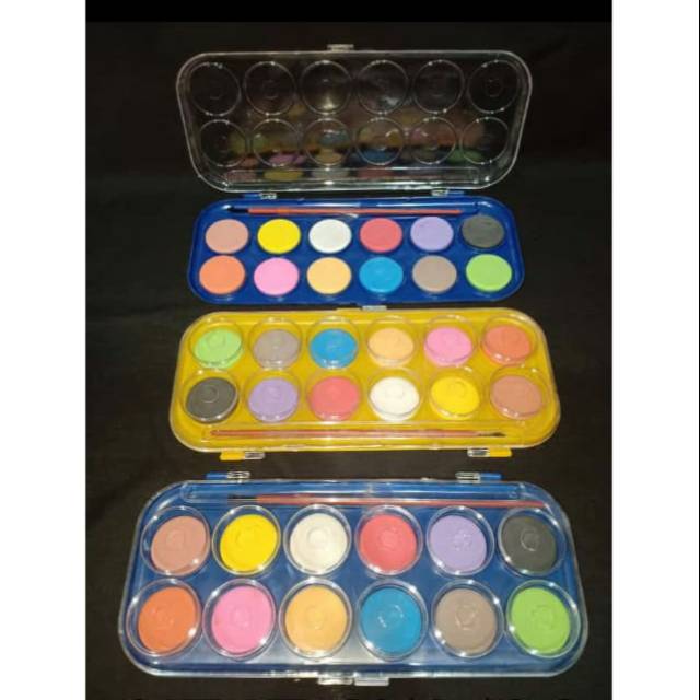  Cat  Air  12 Warna  Water Color K 218 Shopee Indonesia