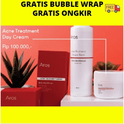 AR0S ACNE TREATMENT DAY CREAM BPOM HALAL 1 BOTOL