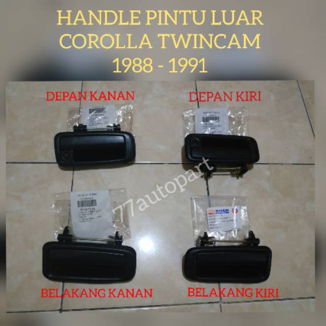 Handle pintu luar corolla twincam 1988 1991