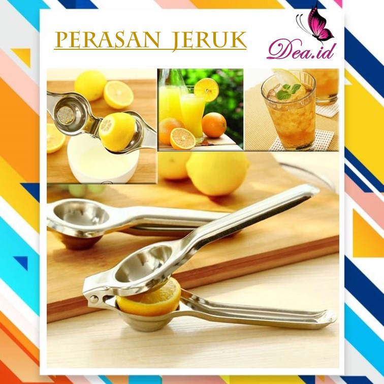 [DEASHOP] ALAT PERAS JERUK LEMON Stainless Steel