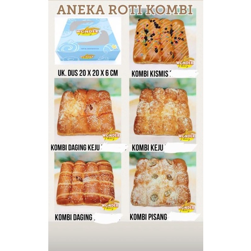 

ROTI KOMBI WONDER BAKERY ( OLEH-OLEH KHAS SALATIGA)