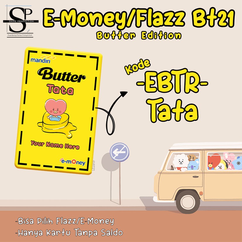 Emoney Flazz Bt21 Custom Nama