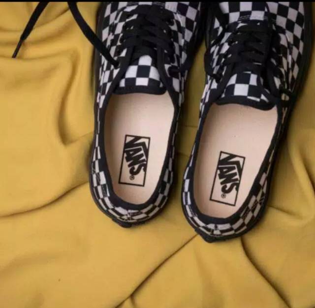 100% PREMIUM VANS AUTHENTIC CHECKERBOARD BLACK IMPORT DT MADE IN CHINA