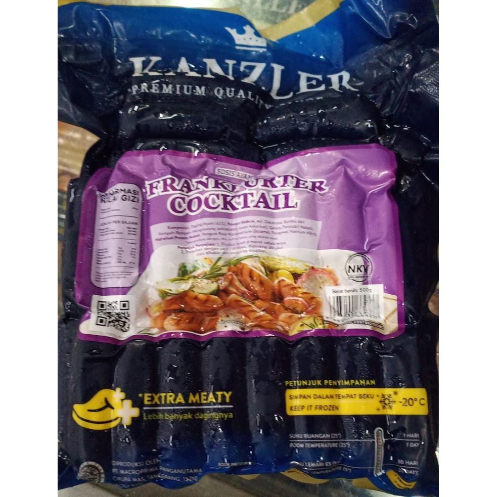 

KANZLER FRANKFURTER COCTAIL 500 GRAM