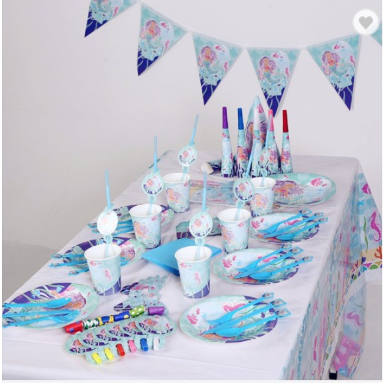 Dekorasi Pesta Ulang Tahun MERMAID TAIL/ Dessert tables