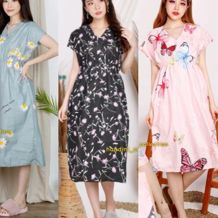 [🆗korting✔️] Baju Tidur Daster Manohara Mamah Muda Karet Pinggang