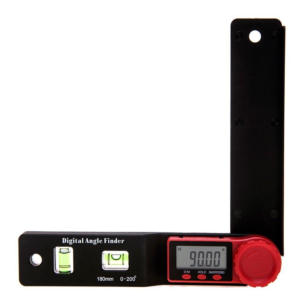 Solighter Digital Instrumen Sudut Inclinometer Profesional 2in1 Measuring Angle Detector