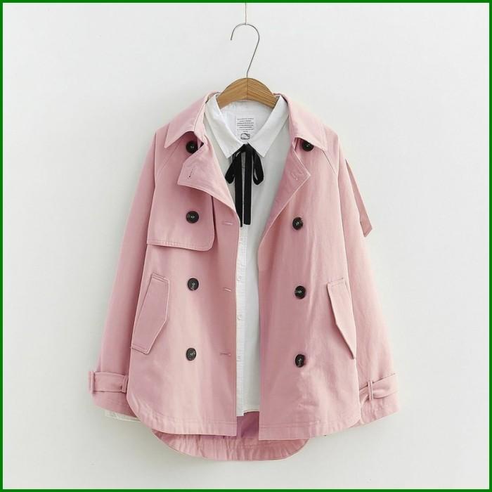 Outerwear | Vallina Outfit - Outerwear Alta Jaket Semi Parka Wanita Korean Jacket Kualitas Terbaik