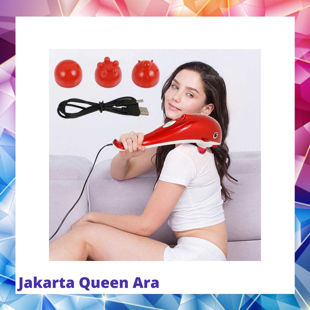 Qingfeng Alat Pijat Elektrik Dolphin Massager USB Charging - HK66