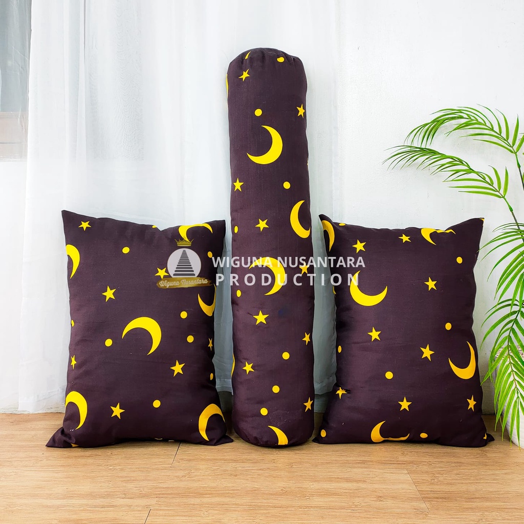 Paket Hemat 2 Bantal &amp; 1 Guling Tidur Dewasa