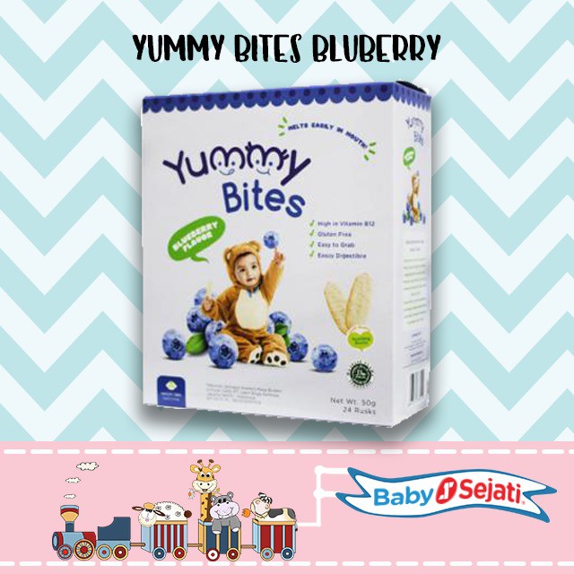 Yummy Bites Snack Baby / Cemilan Bayi - NEW PACKAGING