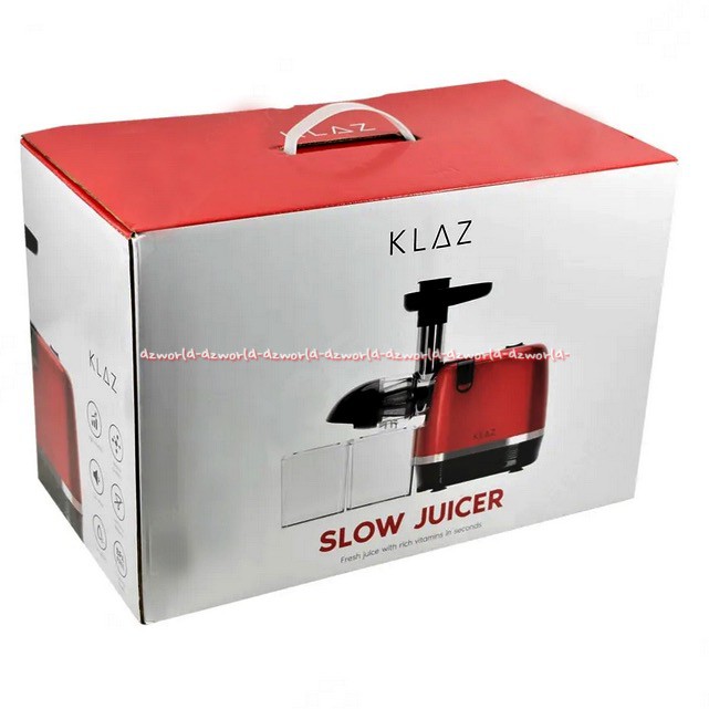 Klaz Slow Juicer Alat Mesin Pembuat Juice Buah Red Alat Mesin Jus Buah Klas