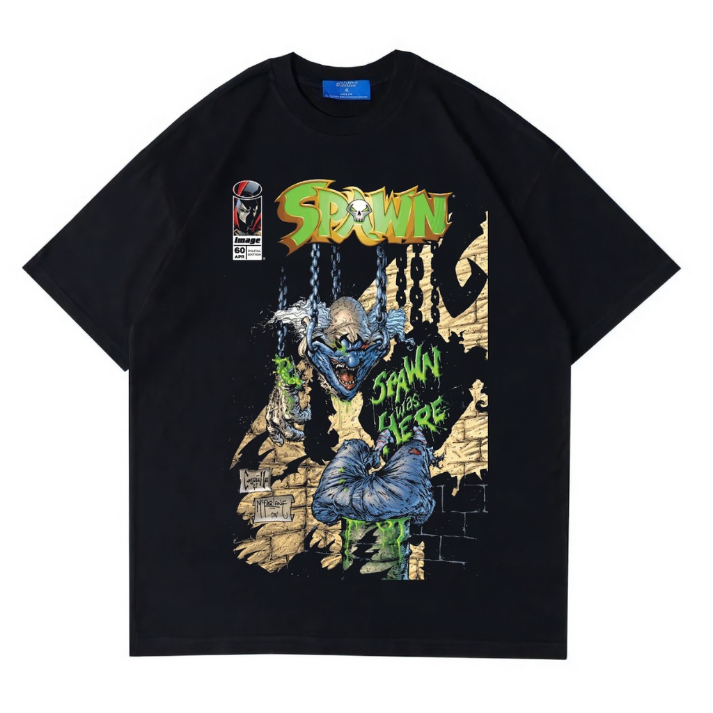 Psycho Crucify "Spawn" Oversized T-Shirt | Kaos Spawn | Kaos Oversize | Vintage | Atasan