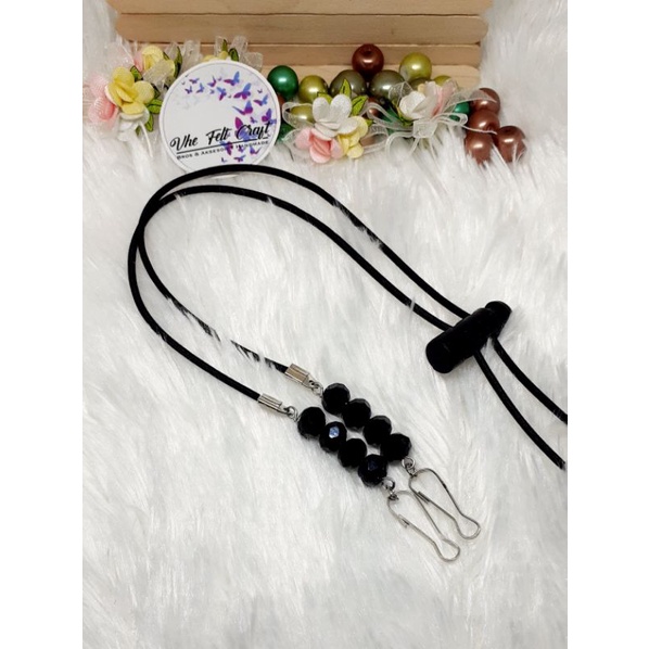 Tali masker hijab pengait tali masker hijab tali masker elastis strap masker konektor masker