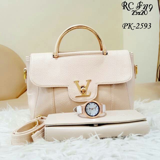 Tas Paketan VL jeruk Cream kw