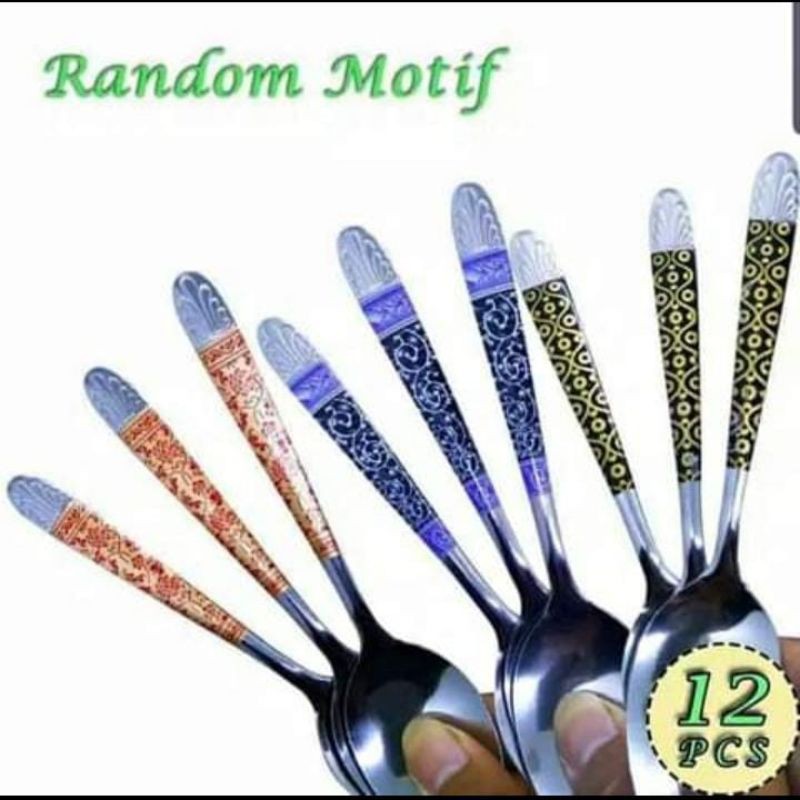 SENDOK BATIK 1 LUSIN