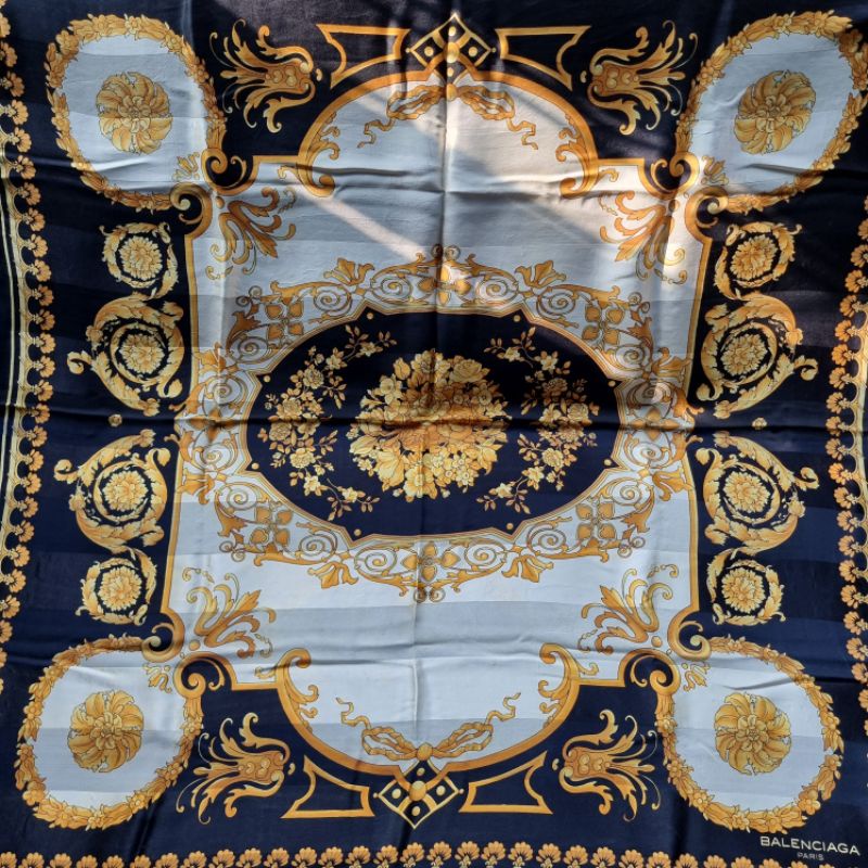 Preloved authentic balenciaga silk scarf