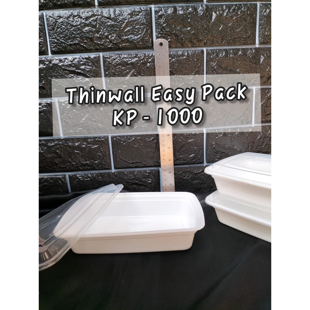 Thinwall Easy Pack KP - 1000 / Thinwall 1000 ml ISI 10 PCS