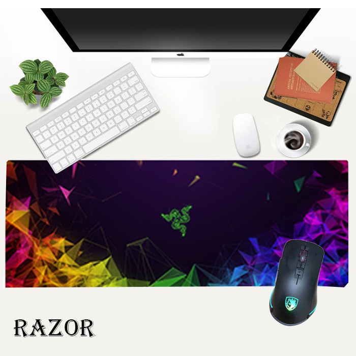 Mousepad Gaming Motif Razor dan Mouse Gaming SADES Lance RGB