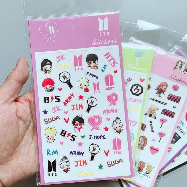 

Sticker KPOP BTS, Blackpink, Twice