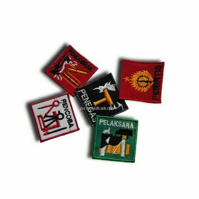 (SIAP DIKIRIM)Bed bet badge sangga pelaksana/penegas/pencoba/pendobrak/perintis