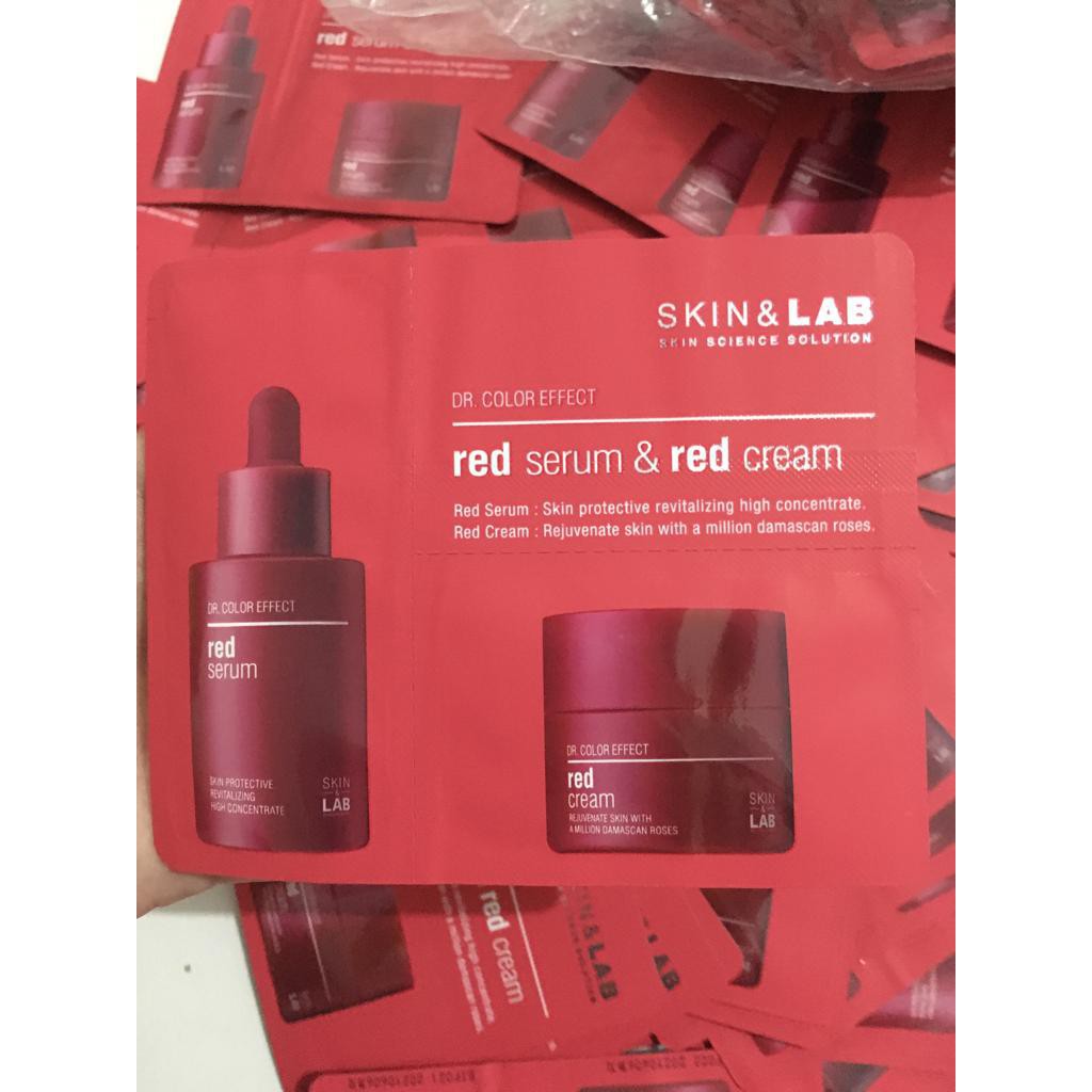 SAMPLE Skin&Lab Red Serum skin lab Red Cream Dr. Color Effect