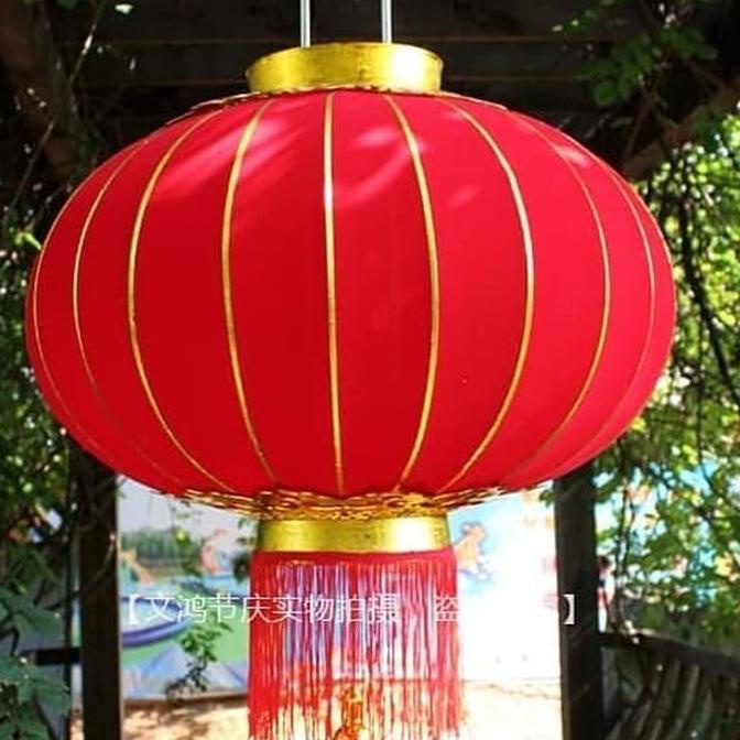 

HIASAN IMLEK/ANGPAO IMLEK LAMPION KAIN MERAH BELUDRU 100 DEKORASI FH65165FG