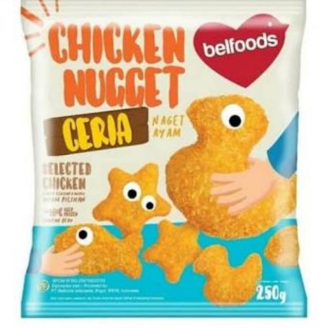 

Chicken Nugget Ceria 250 gr / Belfood Chicken Nugget