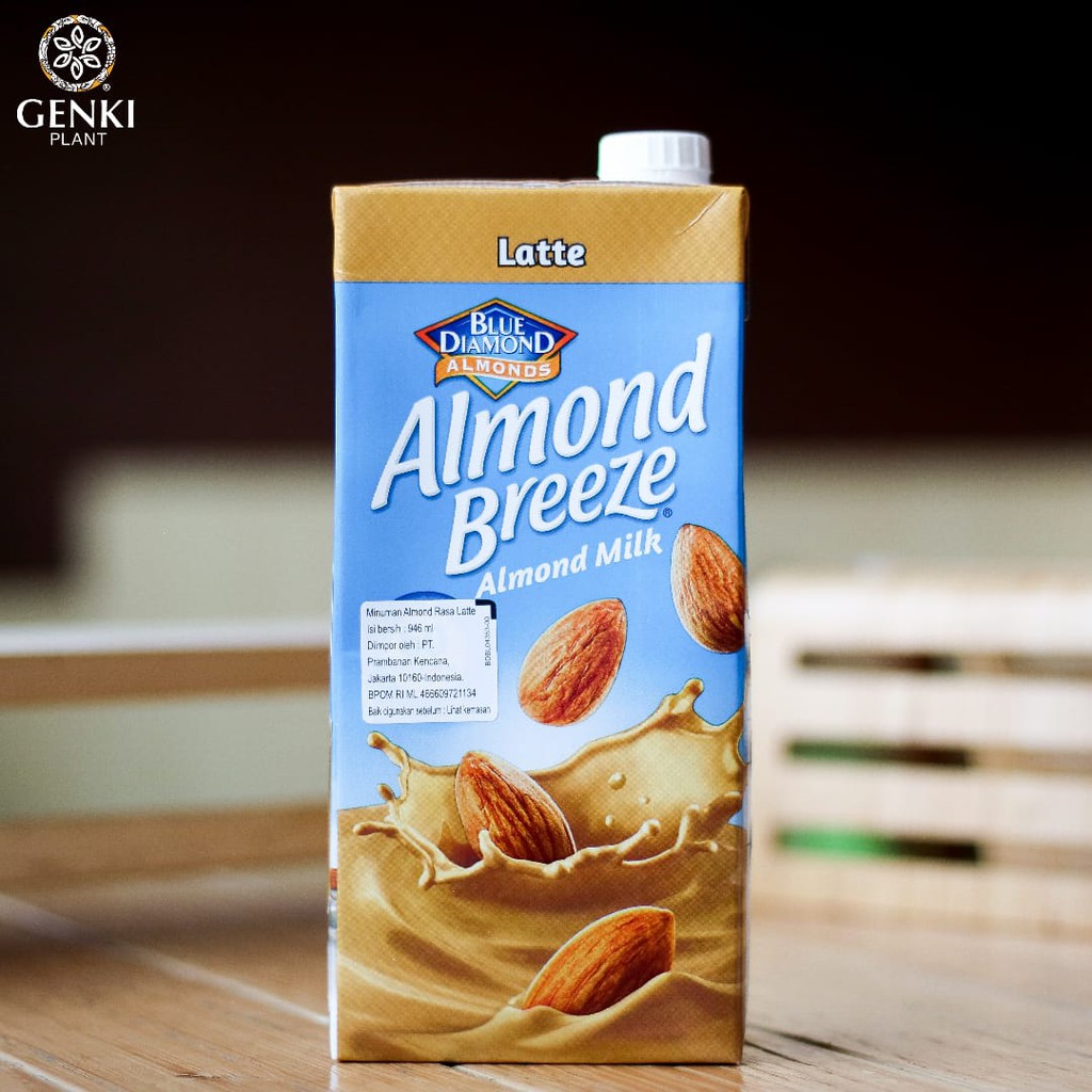 Jual Blue Diamond Almond Breeze Almond Milk Latte - 1 L | Shopee Indonesia