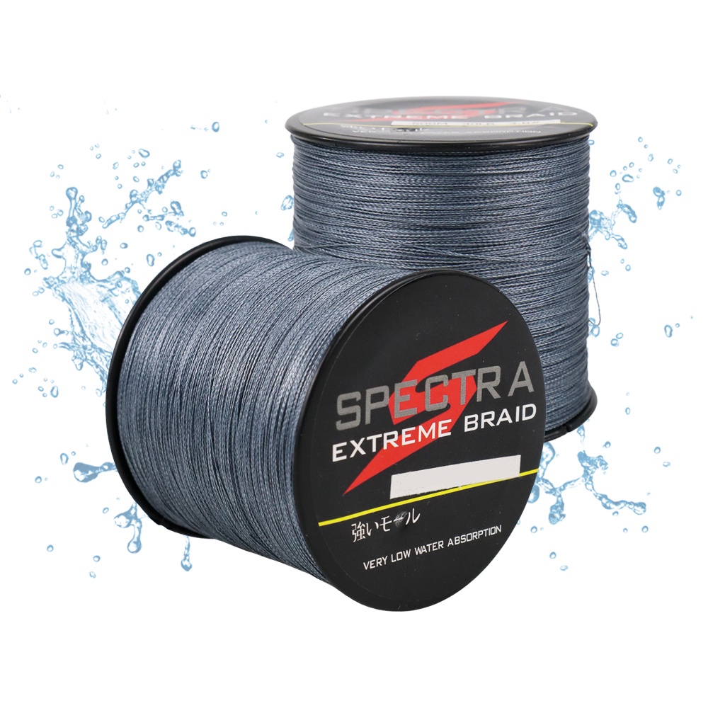 SPECTRA Senar Benang Tali Pancing Extreme Braid Line 2.5 300 Meter - FM-PEL - Gray