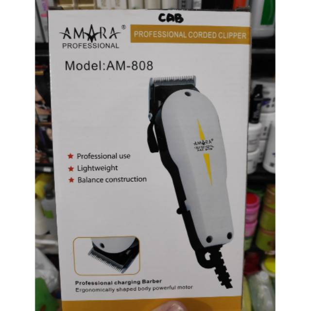 Cliper Amara /Alat Cukur Rambut Original/Mesin Potong Rambut/Alat Cukur Rambut Barbrshop