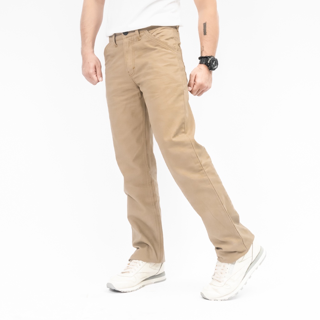 Gizmo Celana Chino Reguler Forthright Mocca Loose Pants