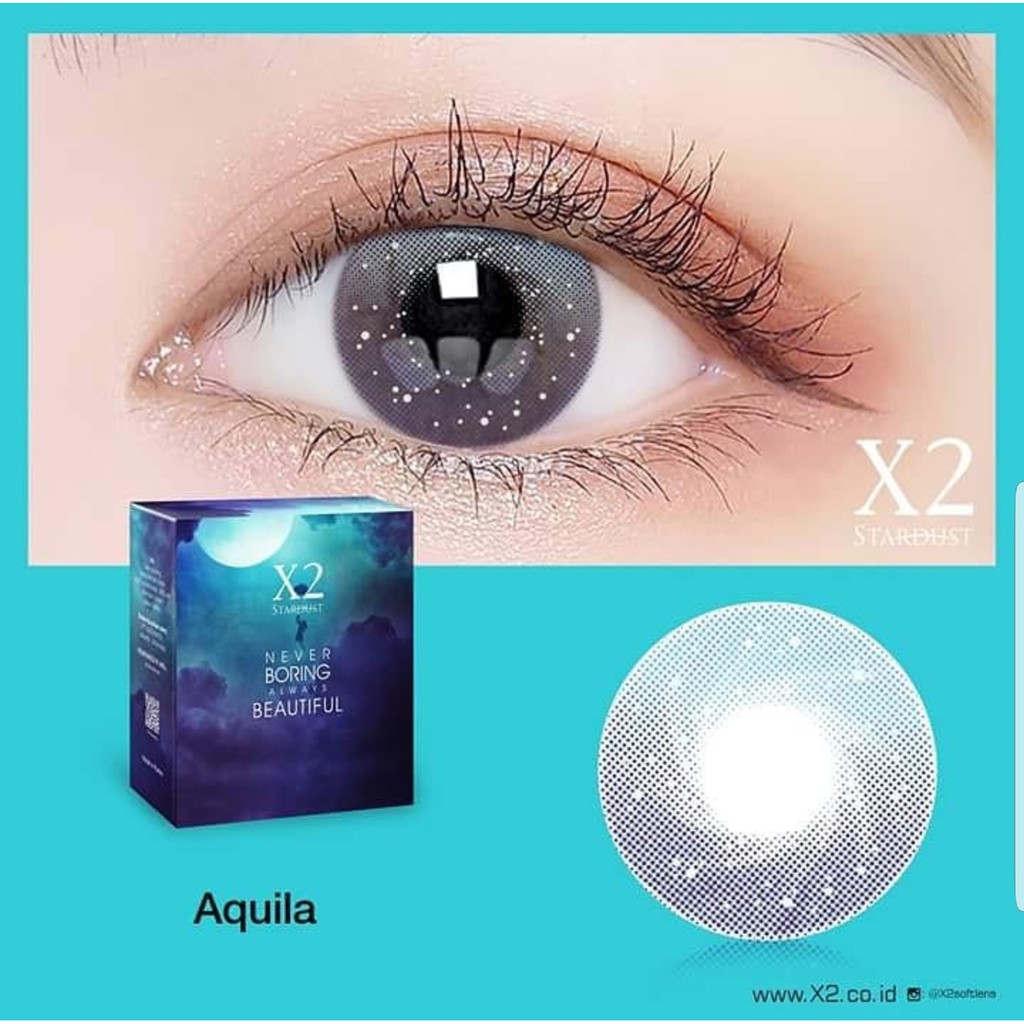 Softlens X2 Star Dust Aquila Minus 0 50 S D 6 00 Star Dust Shopee Indonesia