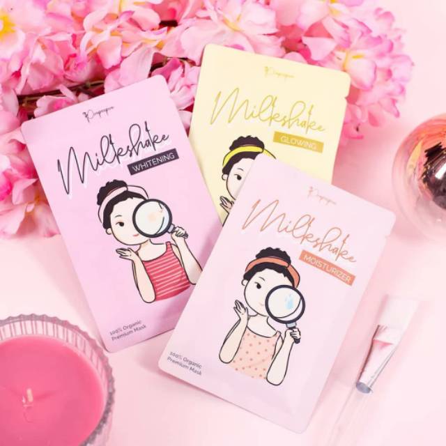 Poupeepou MILKSHAKE masker organik