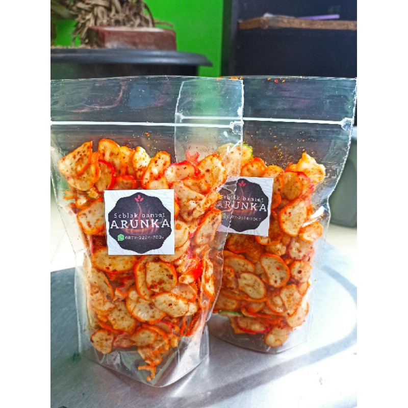 

Seblak kering bantet pedas Arinka
