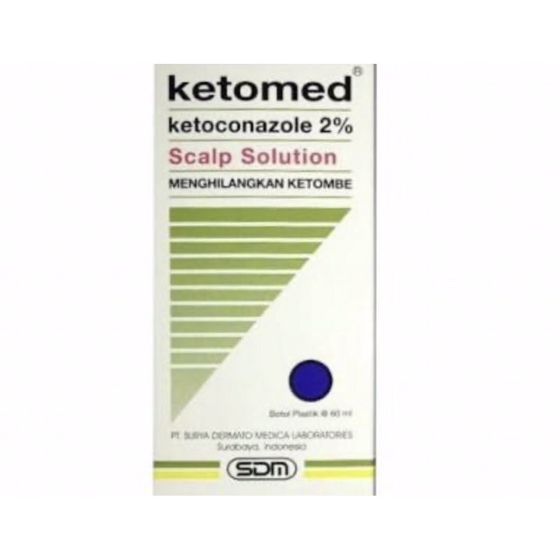 Ketomed shampoo 60 ml ( mengobati jamur &amp; ketombe di kepala )