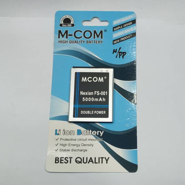 Baterai Nexian MI438 FS-001 double power mcom battery Batt battle