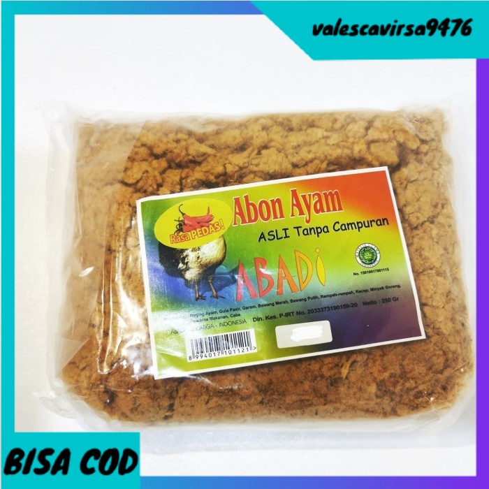 

⭐BISA COD⭐ Abon ayam pedas abadi 1 kg