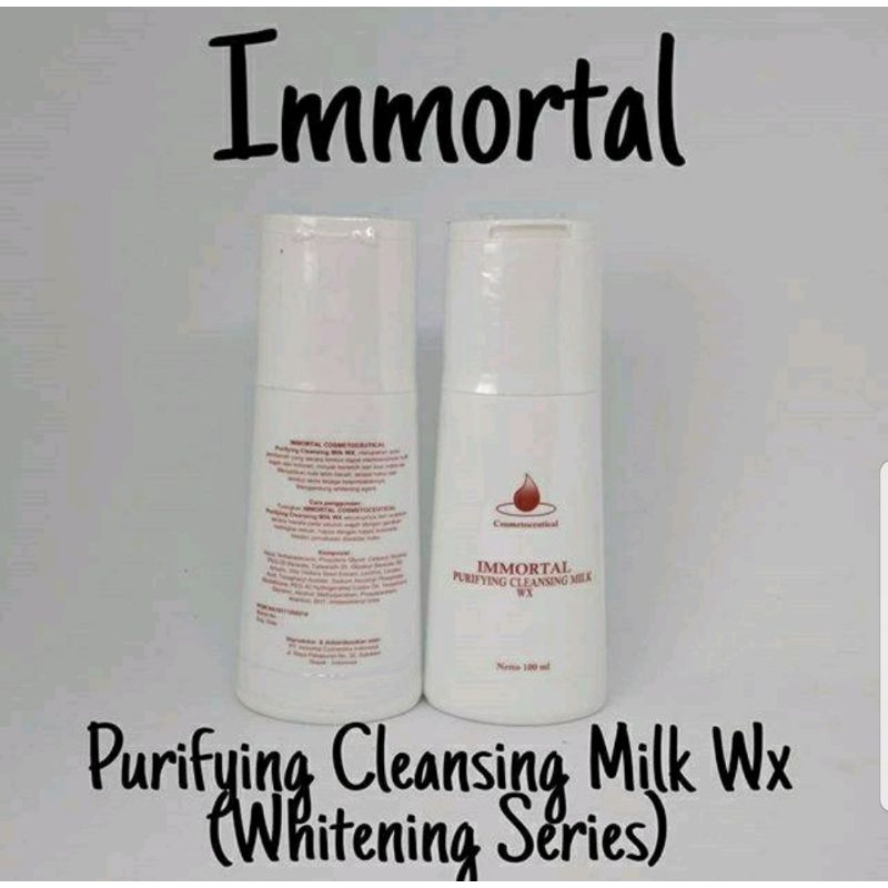 Immortal Purifying Cleansing Milk WX/ Milk Cleanser Whitening