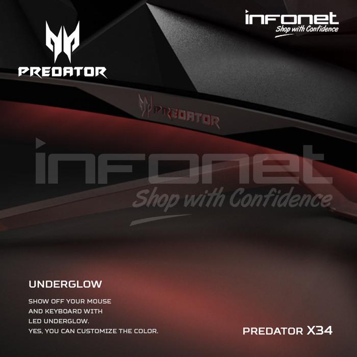 Acer Predator X34 Curved Monitor 34" IPS UltraWide QHD NVIDIA G-Sync