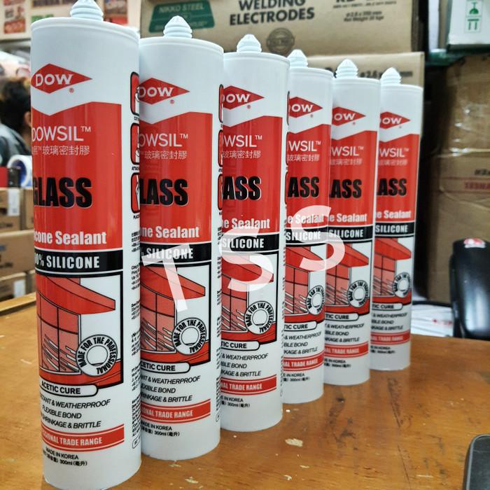 Dowsil Glass Acid Lem kaca Sealent Silikon Asam 300ml