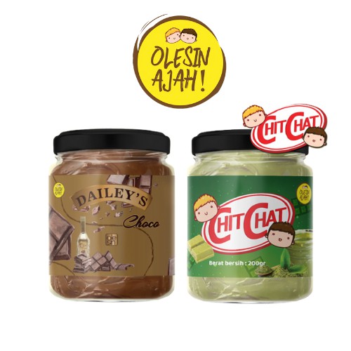

Promo OlesinAjah Selai Dailey's Choco 200Gr + Chit Chat 200Gr