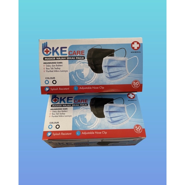MASKER MEDIS isi 50 pcs 12.5K DENGAN BOX, PABRIK