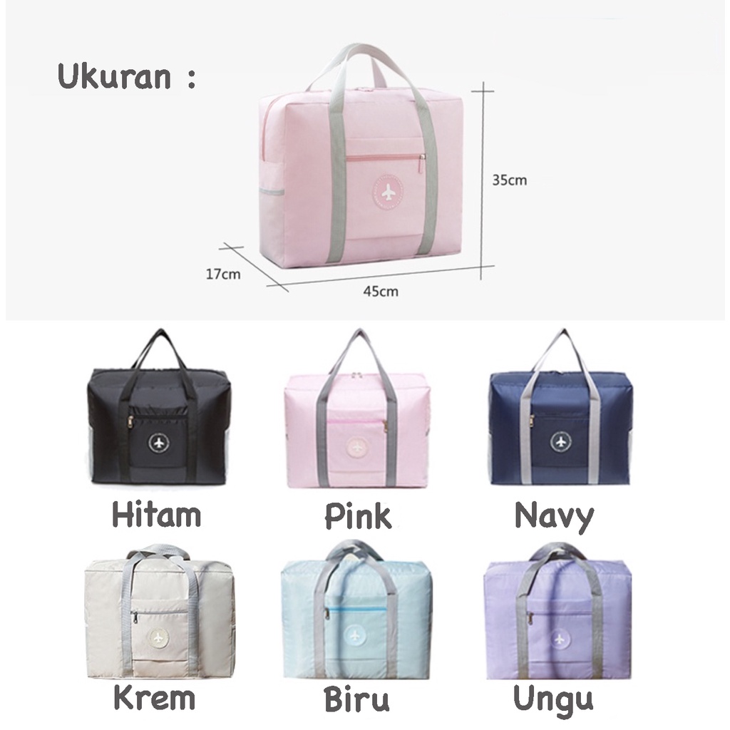 WRF88 Tas Travel Lipat Pakaian Tebal Anti Debu Anti Air Organizer Multifungsi Impor TKM