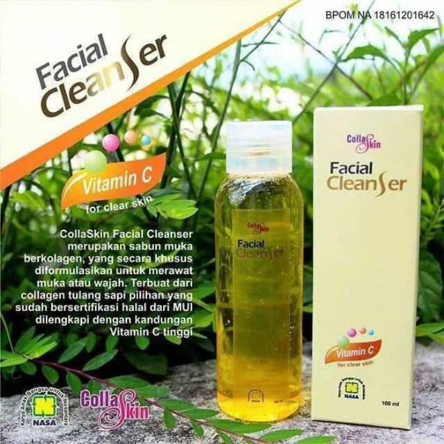 FACIAL CLEANSER PEMUTIH KULIT WAJAH ALAMI /Produk Kecantikan Nasa