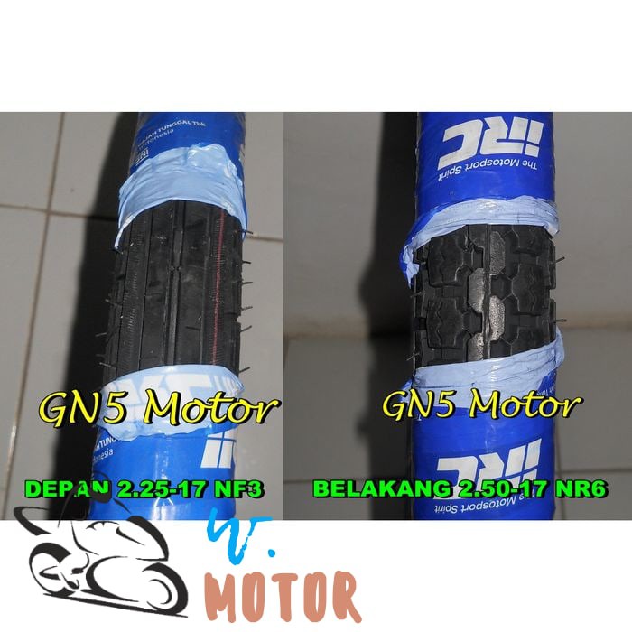 BAN LUAR DEPAN BELAKANG IRC NF3 & NR6 SALUR C70 ASTREA800 PRIMA GRAND M0638